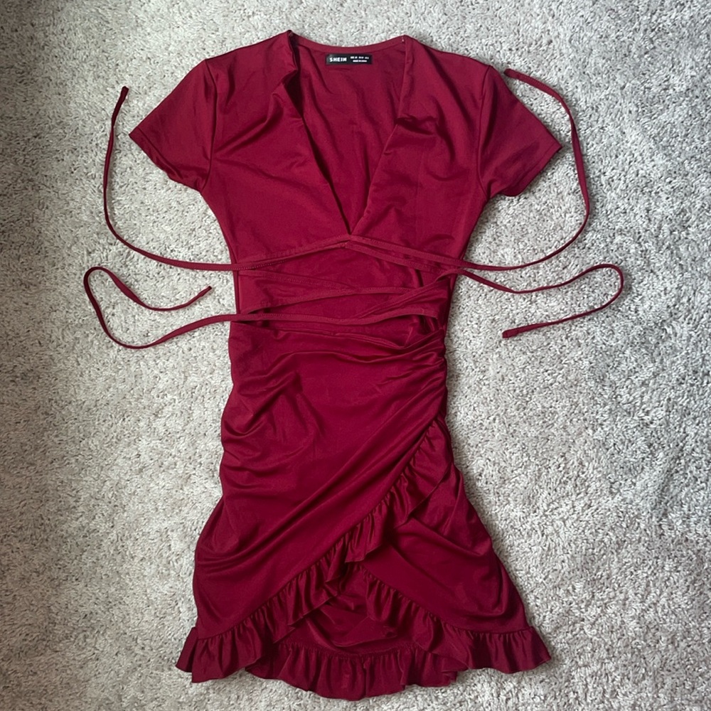 Lace Up Dress